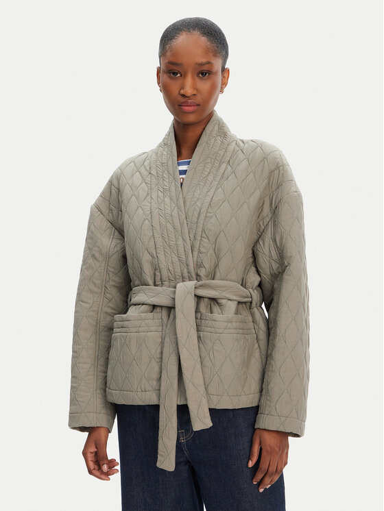 Munthe Преходно яке Pifita 252151525201 Зелен Regular Fit за Жени цена