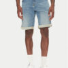 Mustang Дънкови шорти Chicago Z 1016349 Син Slim Fit за Мъже цена