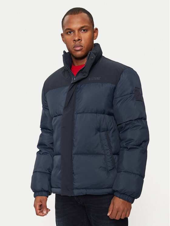 Mustang Зимно яке Oakfield 1015607 Тъмносин Regular Fit за Мъже цена