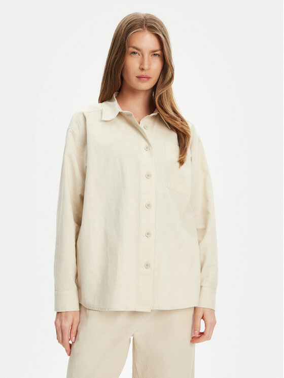 Mustang Риза Willow 1016575 Бежов Relaxed Fit за Жени цена