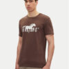 Mustang Тишърт Austin 1016279 Кафяв Regular Fit за Мъже цена