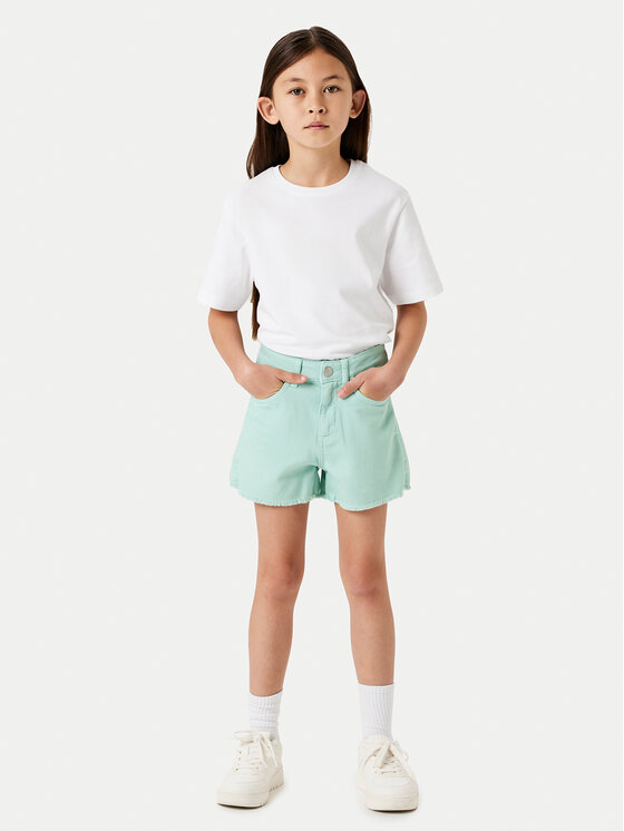 NAME IT Дънкови шорти Rose 13239003 Син Mom Fit за Жени цена