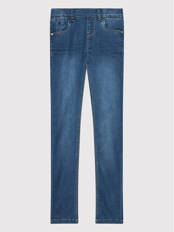 NAME IT Клин 13165980 Син Skinny Fit за Момичета цена