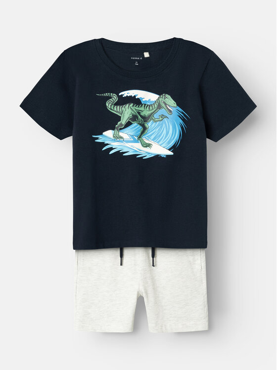 NAME IT Комплект тишърт и панталонки Junik 13226119 Цветен Regular Fit за Момчета цена