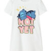 NAME IT Нощница Stitch 13242966 Бял Regular Fit за Момичета цена