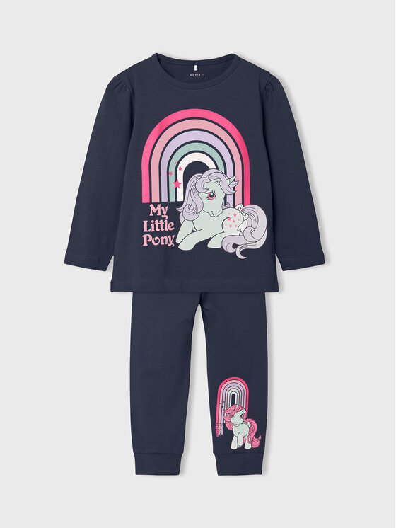 NAME IT Пижама MY LITTLE PONY 13210717 Тъмносин Regular Fit за Момичета цена