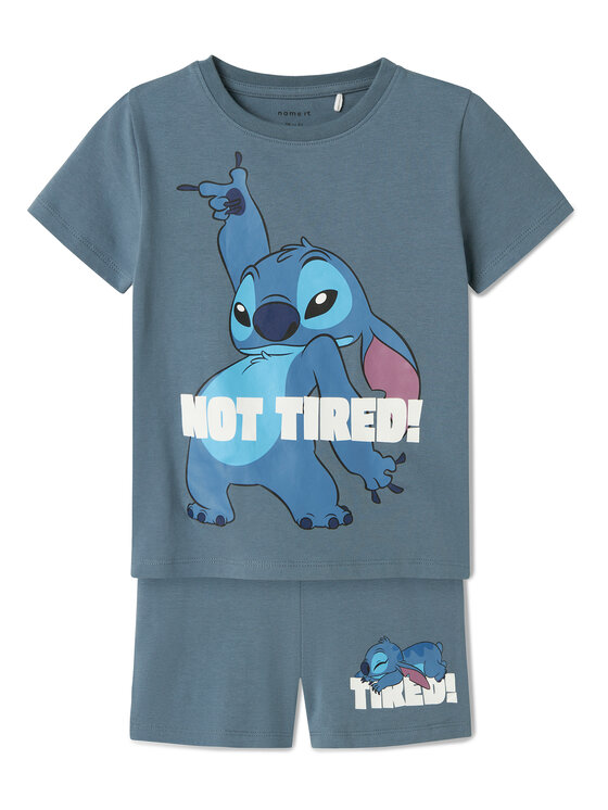 NAME IT Пижама Stitch 13243004 Син Regular Fit за Момчета цена