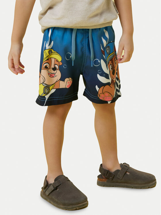 NAME IT Плувни шорти Mabbe Paw 13239658 Син Regular Fit за Момчета цена