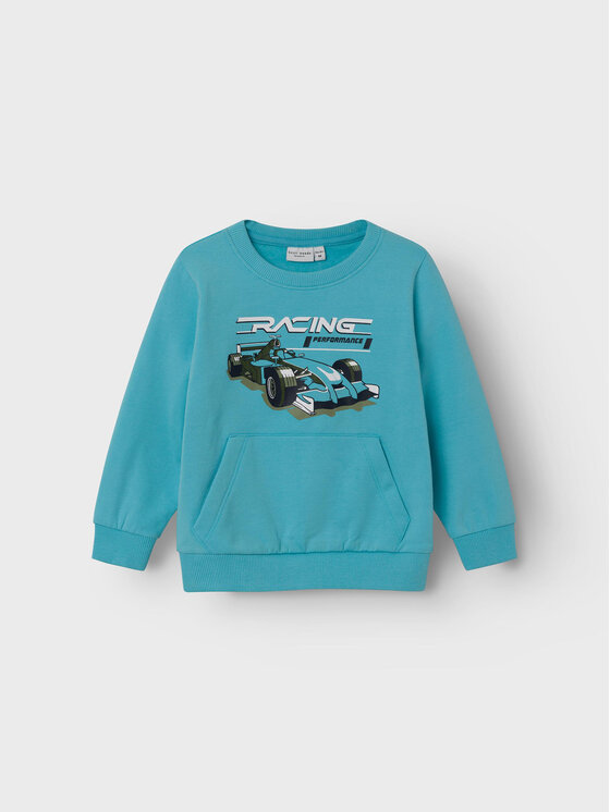 NAME IT Суитшърт 13220395 Син Regular Fit за Момчета цена