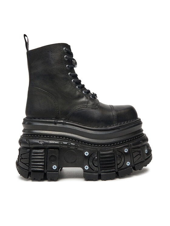 NEW ROCK Кубинки M-MILI083CCT-C4 Черен за Жени цена
