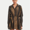 NORMA KAMALI Ежедневна рокля ST4243PHA71302 Кафяв Relaxed Fit за Жени цена