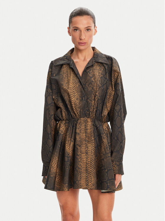 NORMA KAMALI Ежедневна рокля ST4243PHA71302 Кафяв Relaxed Fit за Жени цена