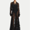 NORMA KAMALI Кимоно ST4243BVA70556 Черен Relaxed Fit за Жени цена