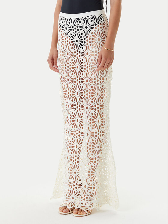 NORMA KAMALI Макси пола ST125SCRP02840 Бежов Slim Fit за Жени цена