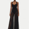 NORMA KAMALI Официална рокля KK4243PMG50001 Черен Slim Fit за Жени цена