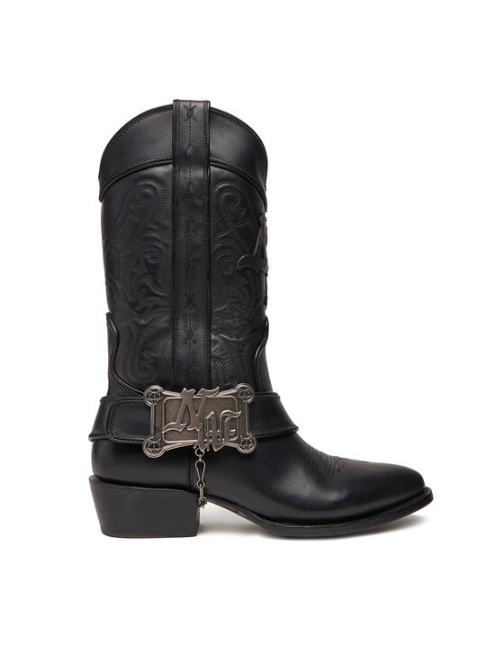 Naked Wolfe Каубойски обувки THE OUTLAW BOOT Черен за Мъже цена