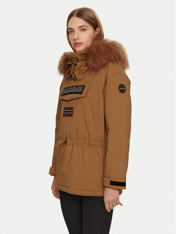 Napapijri Анорак Skidoo W 2.0 NP0A4I5F Кафяв Regular Fit за Жени цена