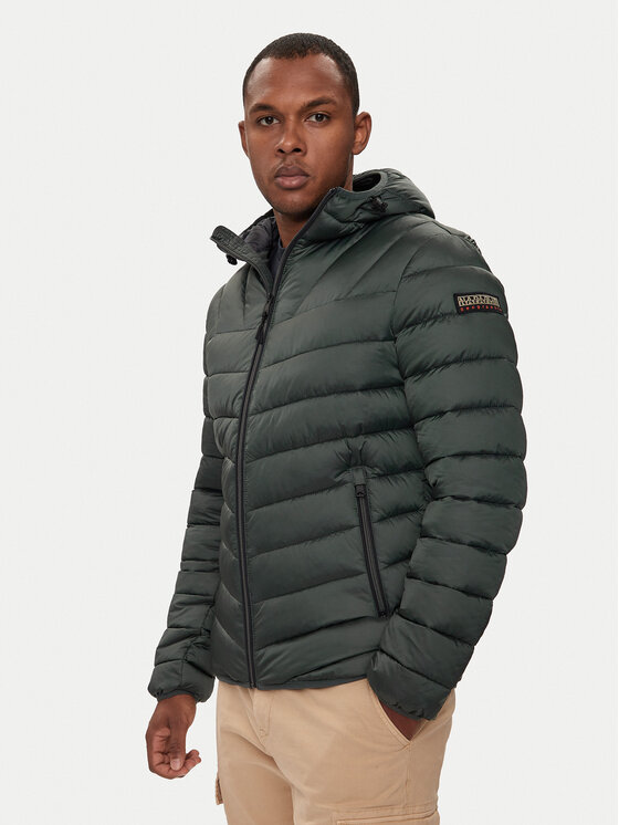 Napapijri Зимно яке Aerons NP0A4GJO Зелен Regular Fit за Мъже цена
