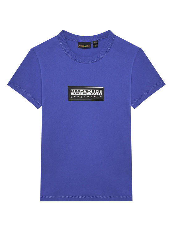 Napapijri Тишърт S-Chamois NP0A4HYL M Син Regular Fit за Момчета цена
