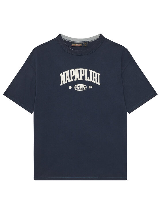 Napapijri Тишърт S-Inot NP0A891F D Тъмносин Regular Fit за Момчета цена
