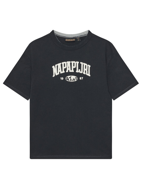 Napapijri Тишърт S-Inot NP0A891F D Черен Regular Fit за Момчета цена