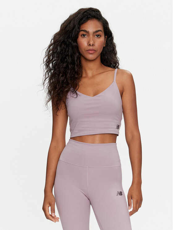New Balance Спортен сутиен NB Harmony WB43053 Виолетов за Жени цена