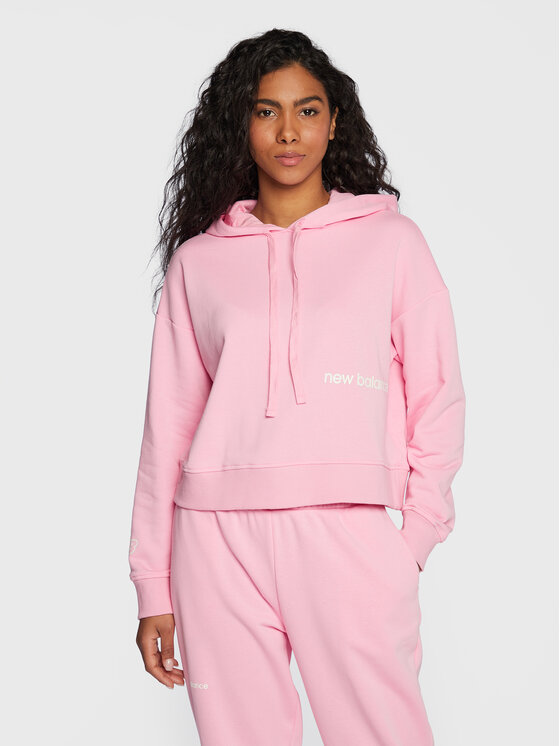 New Balance Суитшърт Essentials WT23512 Розов Relaxed Fit за Жени цена