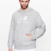 New Balance Суитшърт MT31537 Сив Relaxed Fit за Мъже цена