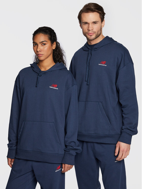 New Balance Суитшърт Unisex UT21500 Тъмносин Relaxed Fit за Унисекс цена
