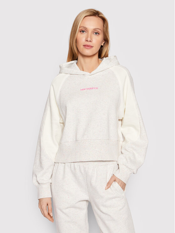 New Balance Суитшърт WT21524 Бежов Relaxed Fit за Жени цена