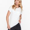 New Balance Тишърт NB Essentials Stacked Logo T-Shirt WT31546 Син Regular Fit за Жени цена