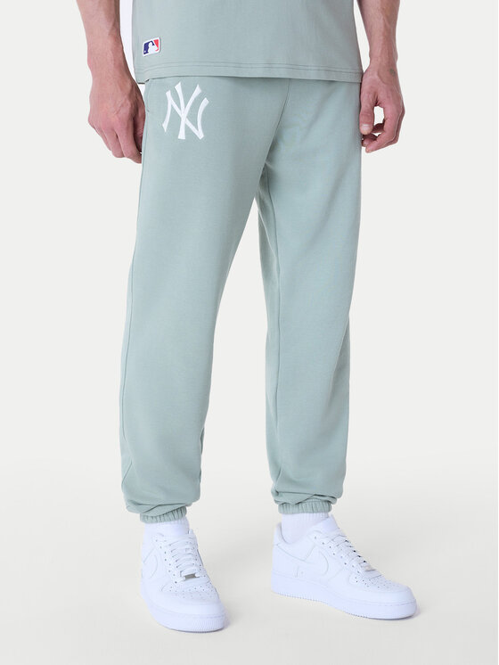 New Era Долнище анцуг New York Yankees MLB League Essential Paste 60596182 Зелен Regular Fit за Мъже цена