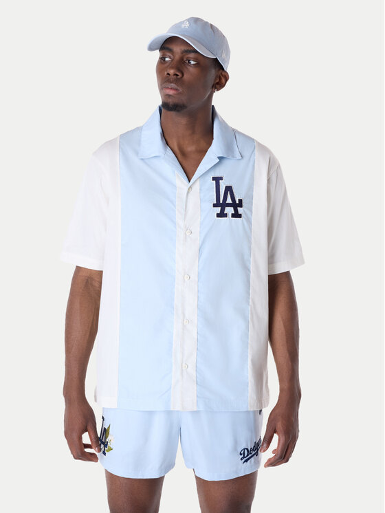 New Era Риза LA Dodgers Stripe Revere 60596335 Бял Regular Fit за Мъже цена