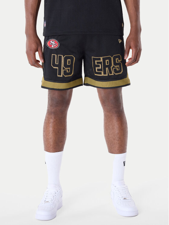 New Era Спортни шорти NFL Saf49E Graphic 60596398 Черен Regular Fit за Мъже цена