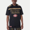 New Era Тишърт Saf49E Mesh Graphic Jersey 60596390 Черен Regular Fit за Мъже цена