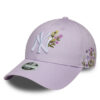 New Era Шапка с козирка 9FORTY Floral Icon New York Yankees 60667486 Виолетов за Жени цена
