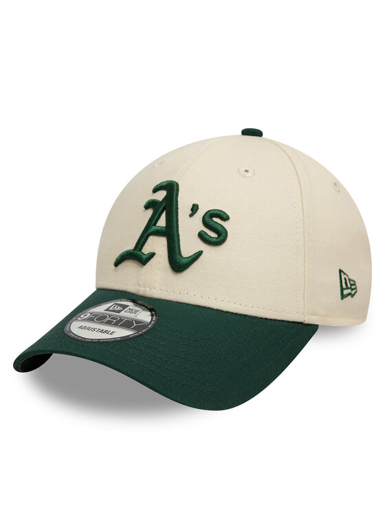 New Era Шапка с козирка Colour Block 9FORTY Oakland Athletics 60595214 Бежов за Унисекс цена