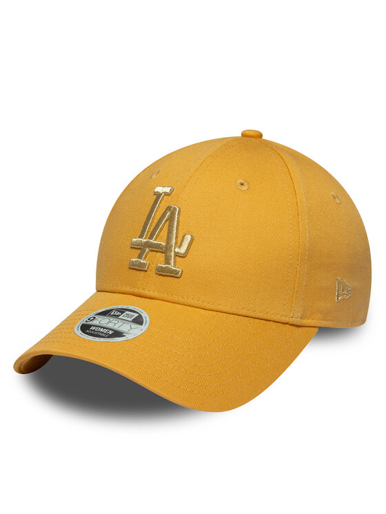 New Era Шапка с козирка LA Dodgers Metallic Yellow 9FORTY 60667386 Жълт за Жени цена