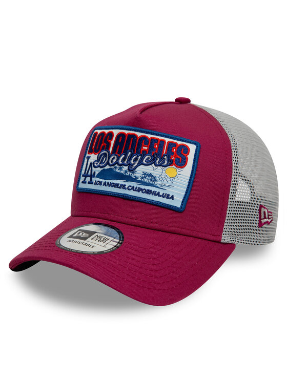 New Era Шапка с козирка La Dodgers Mlb Patch 9Forty 60595249 Червен за Унисекс цена