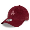 New Era Шапка с козирка Los Angeles Dodgers Cord 9Twenty 60595359 Бордо за Жени цена