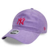 New Era Шапка с козирка New York Yankees Cord 9Twenty 60595365 Виолетов за Жени цена