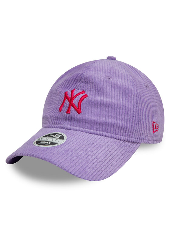 New Era Шапка с козирка New York Yankees Cord 9Twenty 60595365 Виолетов за Жени цена