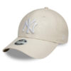 New Era Шапка с козирка New York Yankees Crinkled Pu 9Forty 60595393 Екрю за Жени цена
