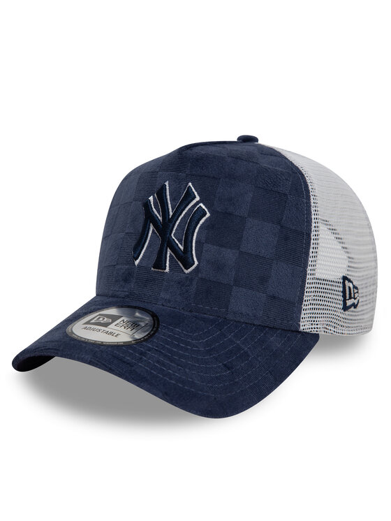 New Era Шапка с козирка New York Yankees Tonal Check 60595260 Тъмносин за Унисекс цена