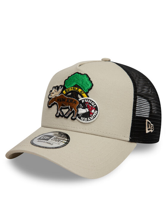 New Era Шапка с козирка Outdoor Patch 9FORTY A-Frame 60595297 Бежов за Унисекс цена