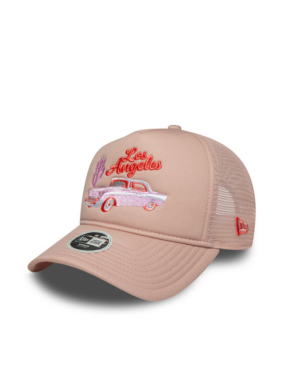 New Era Шапка с козирка Western 9FORTY A-Frame 60667504 Розов за Жени цена