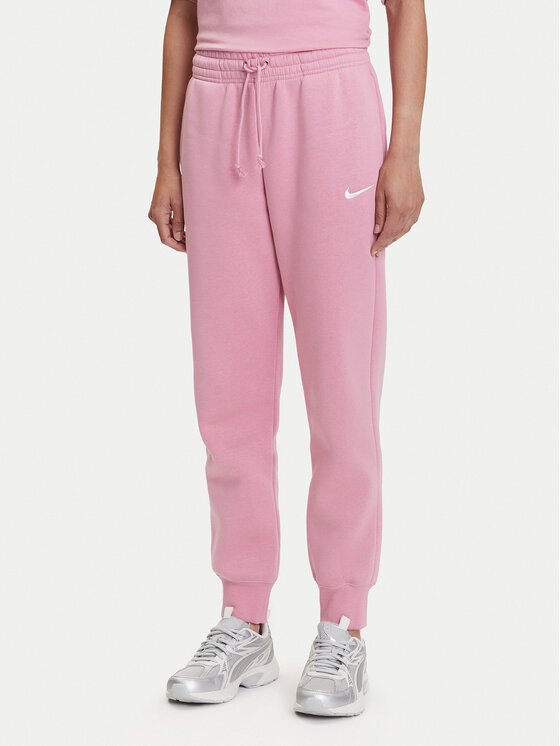 Nike Долнище анцуг Sportswear Phoenix Fleece FZ7626 Розов Regular Fit за Жени цена