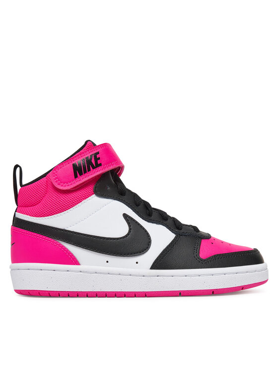 Nike Сникърси Court Borough Mid 2 Bg HV0933 100 Розов за Унисекс цена