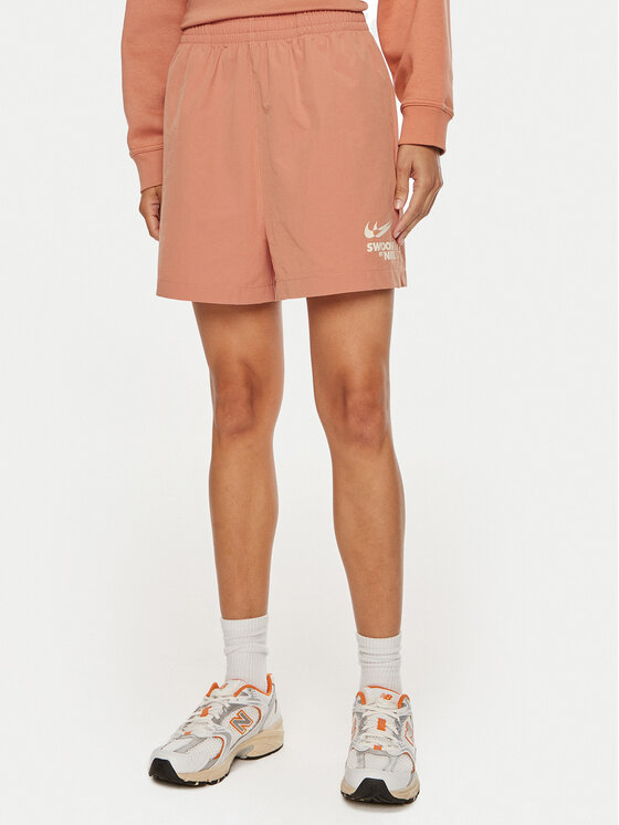 Nike Спортни шорти HF5529 Кафяв Regular Fit за Жени цена