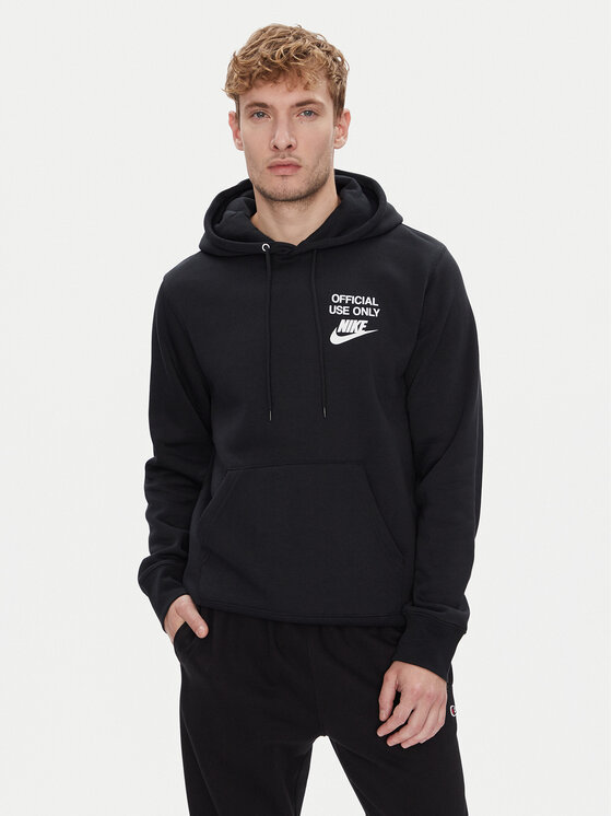 Nike Суитшърт Club Bb IB8398 Черен Regular Fit за Мъже цена